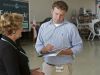 Kent Campus/Cecil Center President Dr. Cabral-Maly interviewed by Daily Record reporter David Chapman