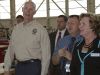 Dr. Cabral-Maly gives Governor Scott a tour of the Aviation Center of Excellence